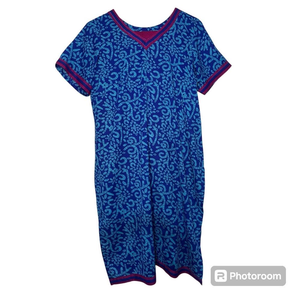 Women's L Blue & Purple Indian Salwar Kameez / Punjabi Dress